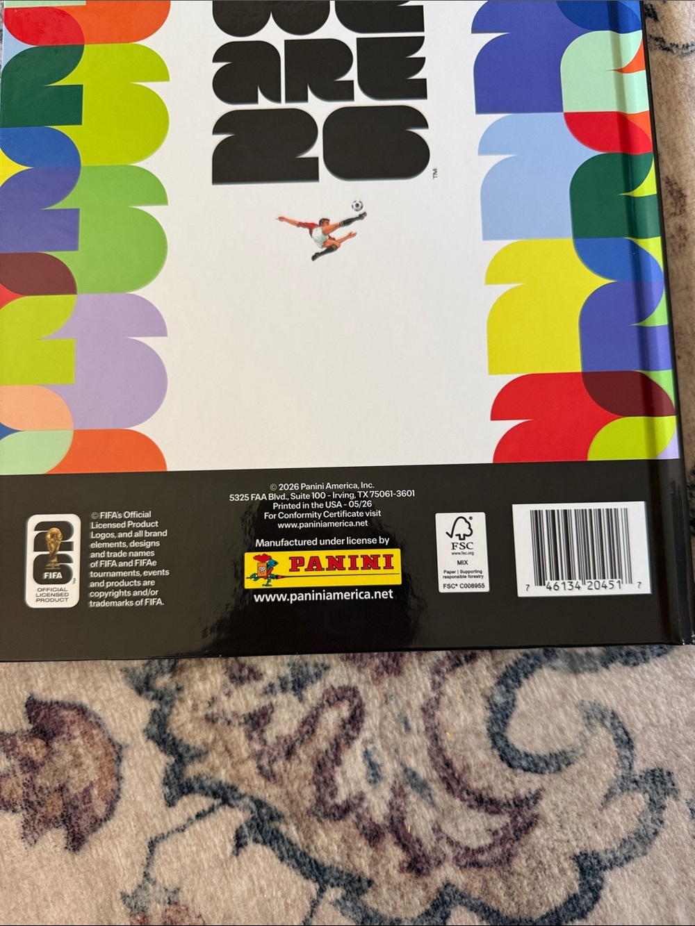 2026 FIFA World Cup Panini Official Sticker Hard Cover Album - Picture 4 of 4